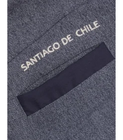 Jongenstrui met capuchon en Santiago-logo op het hart