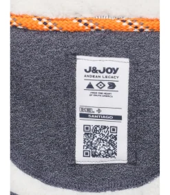 Jongenstrui met capuchon en Santiago-logo op het hart