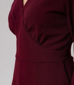 Jumpsuit met V-decolleté