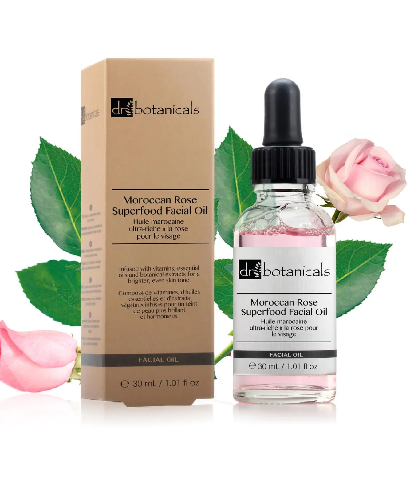 K2 DB Marokkaanse Roos Superfood Gezichtsolie 30ml X 2