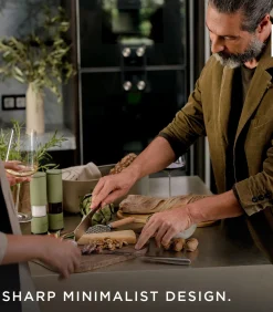 Kaasmessenset roestvrij staal 'Nedskæring'