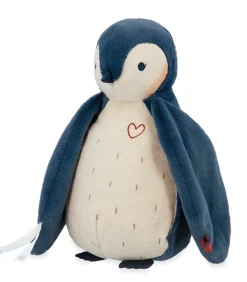 Kaloo knuffel pinguïn blauw met white noise en recorder