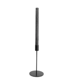 Kandelaar 10xH20cm metaal zwart Pillar