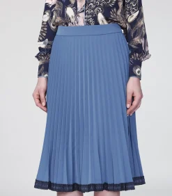 Kanten geplooide rok