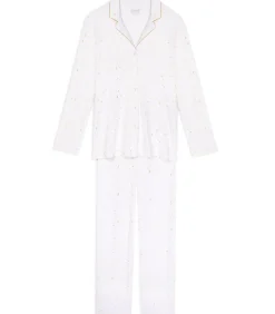 Katoenen pyjama met knopen LUNA 106