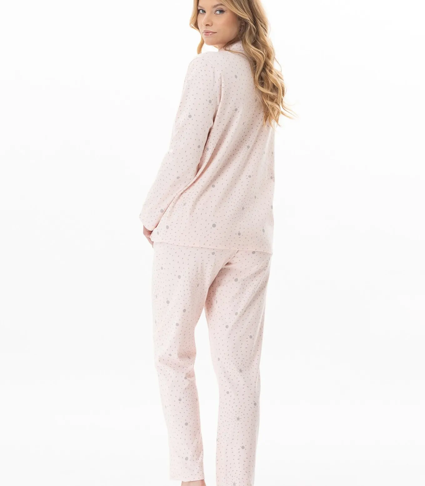 Katoenen pyjama met knopen COSY 106