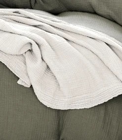 Katoenen sprei van gaas, NATUURLIJK RELIÃ‹F