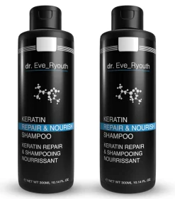 Keratine Repair & Nourish Shampoo 300 ml x 2