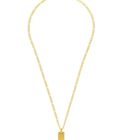 Ketting met hanger voor mannen en vrouwen, unisex, roestvrij staal