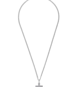 Ketting met hanger voor mannen, kruis van roestvrij staal