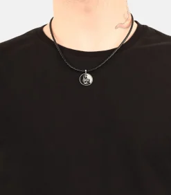 Ketting met hanger voor mannen en vrouwen, unisex, roestvrij staal | schorpioen