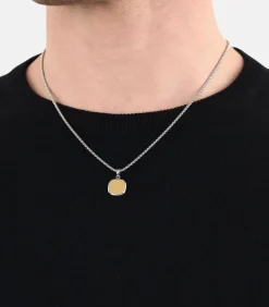 Ketting met hanger voor mannen, roestvrij staal