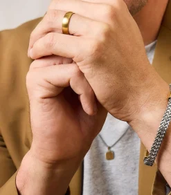 Ketting met hanger voor mannen, roestvrij staal