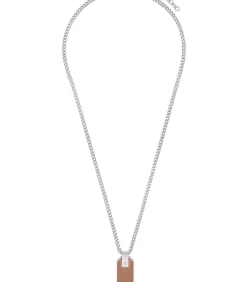 Ketting met hanger voor mannen, roestvrij staal