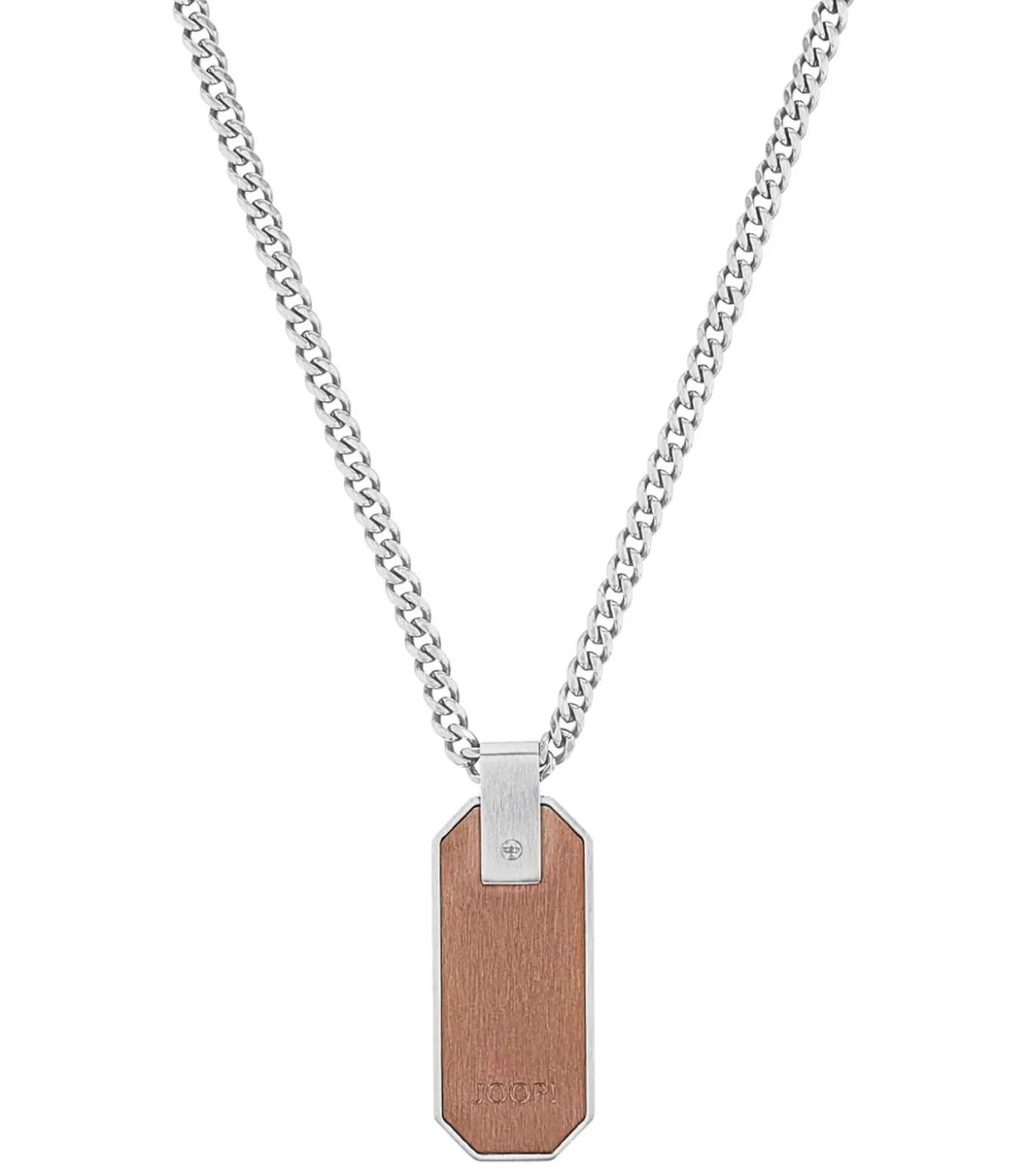 Ketting met hanger voor mannen, roestvrij staal