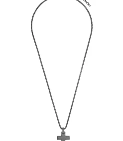 Ketting met hanger voor mannen, kruis van roestvrij staal