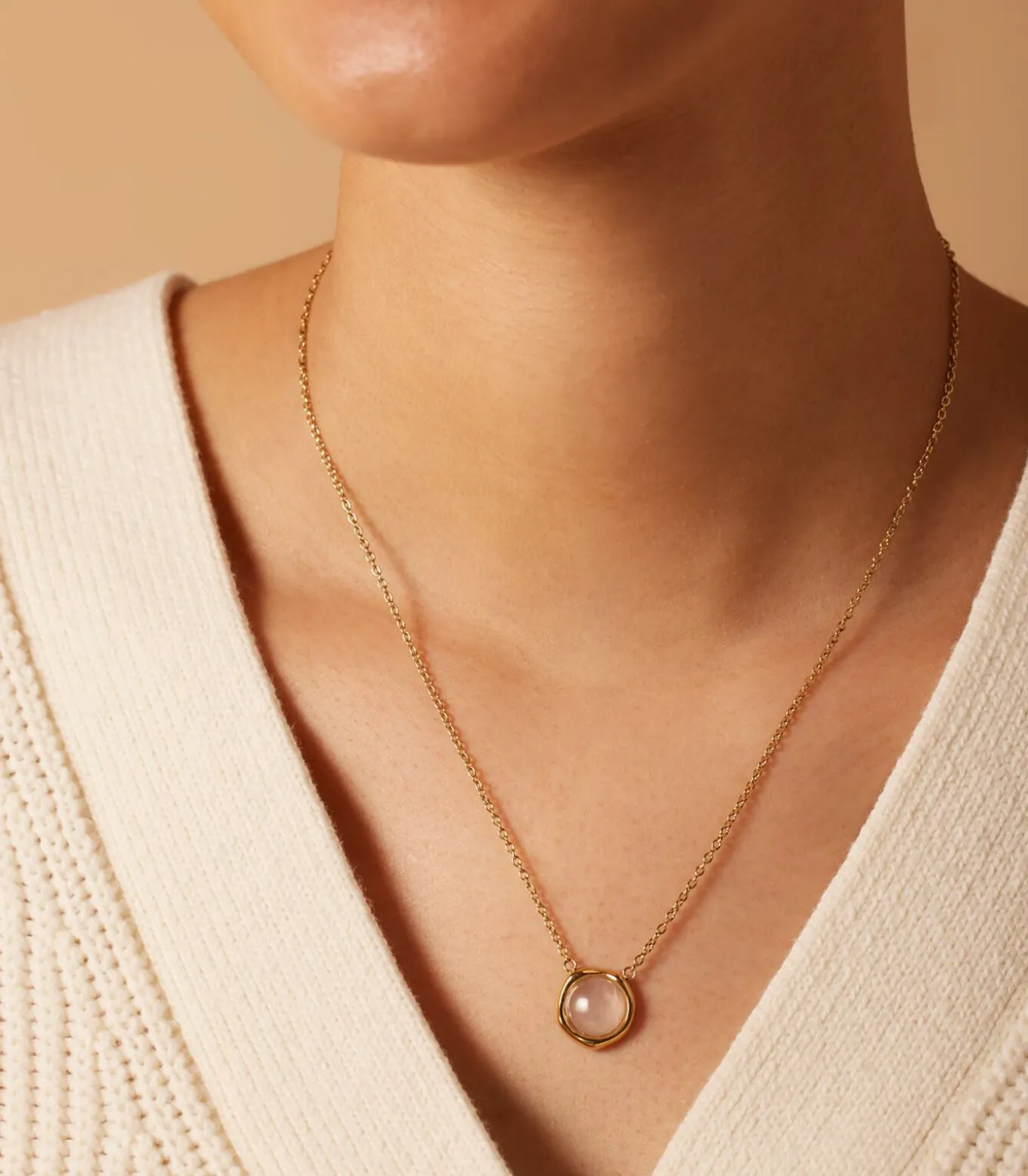 Ketting Staal 47 cm - Goudkleurig