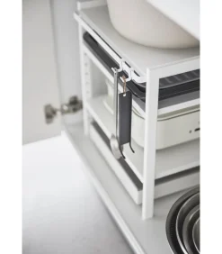 Keukenkast Organizer - 3 niveaus - Tower - Wit