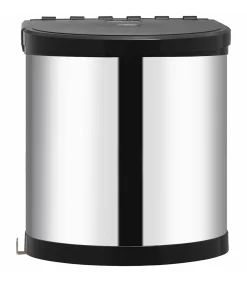 Keukenvuilnisbak inbouw 12 L roestvrij staal