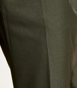 Khaki 7/8 sigarettenbroek