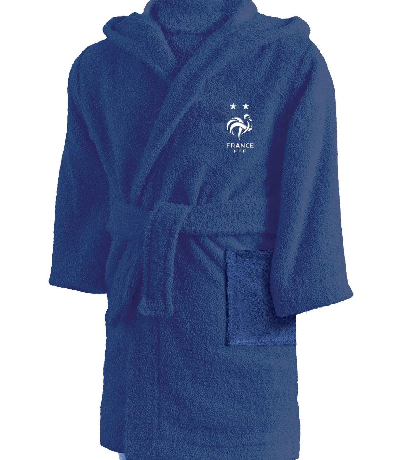 Kinderbadjas met kap 100% katoen, CHAMPIONS