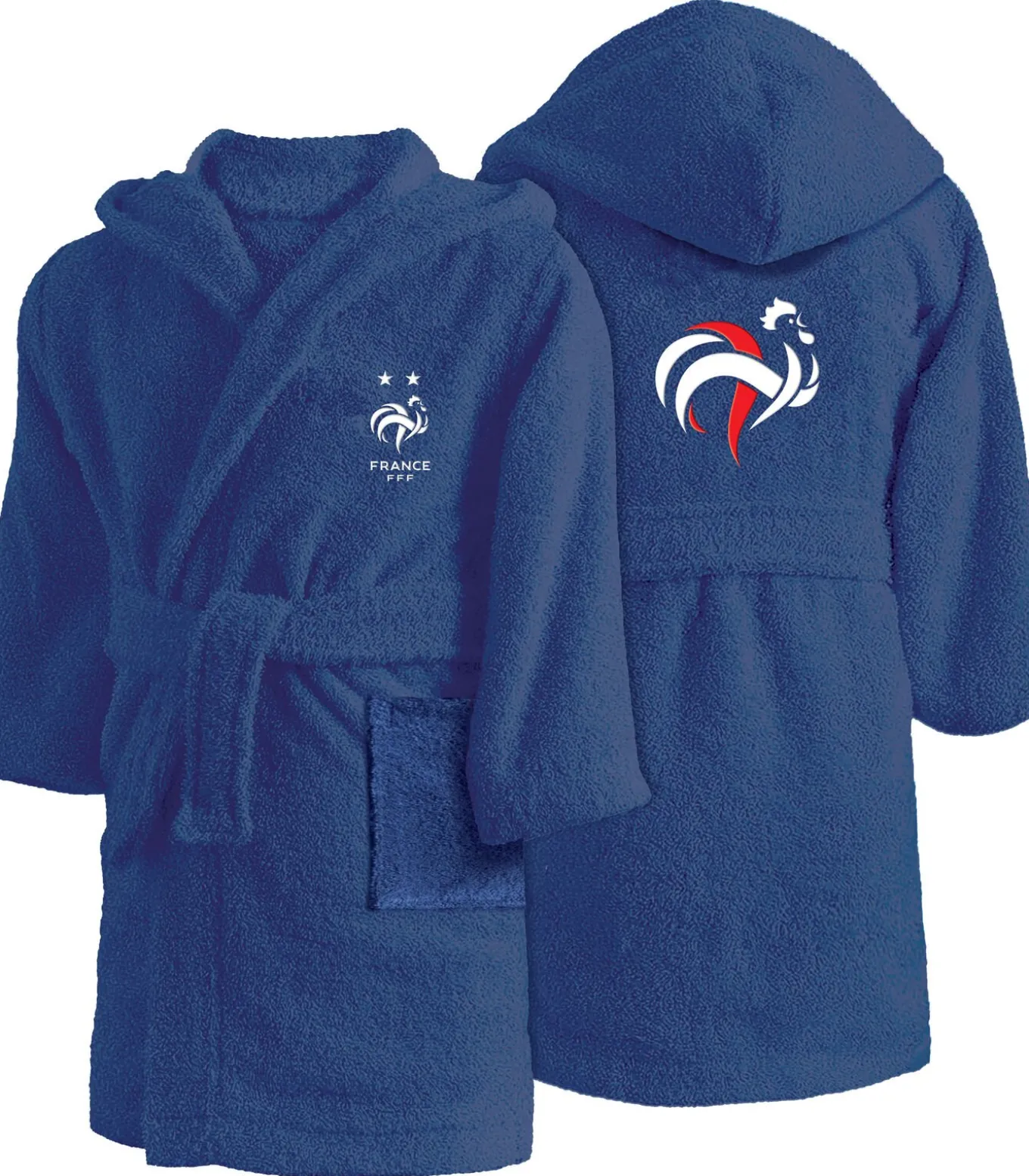 Kinderbadjas met kap 100% katoen, CHAMPIONS