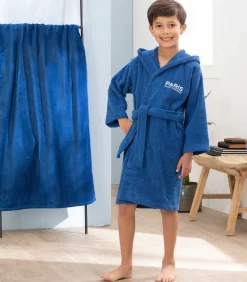 Kinderbadjas met kap 100% katoen, MAGIQUE