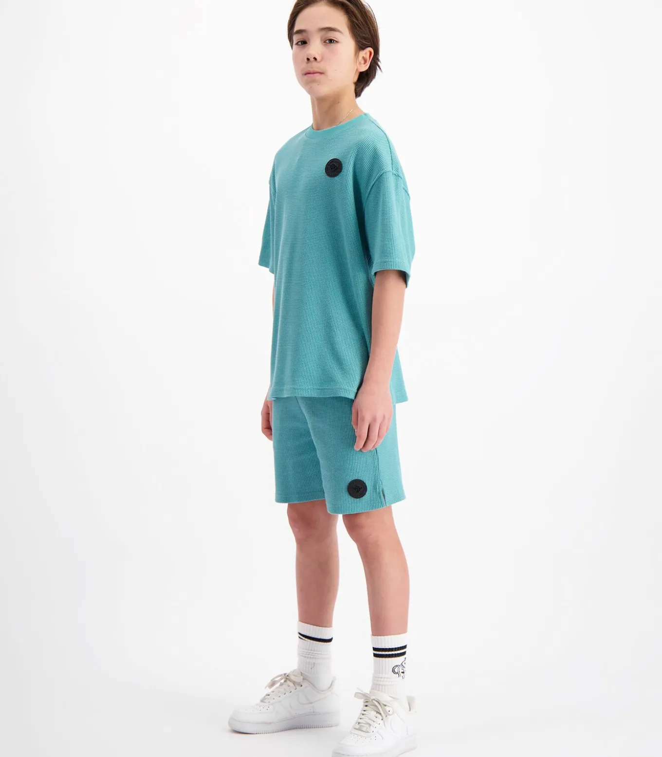 Kinderen Waffle Korte Broek