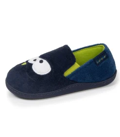 Kinderpantoffels Marine geel monster