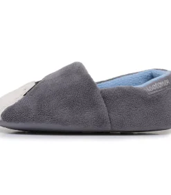 Kindersloffen Grijs Pinguïn Wit