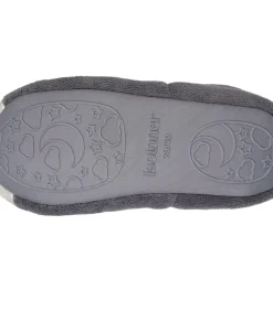 Kindersloffen Grijs Pinguïn Wit