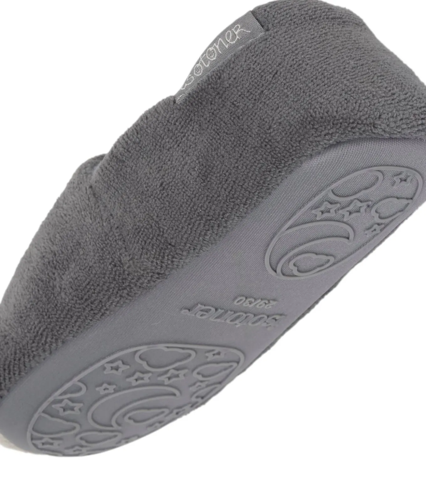 Kindersloffen Grijs Pinguïn Wit