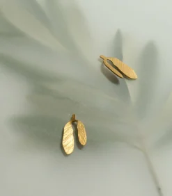 Kleine gouden Silvela oorbellen