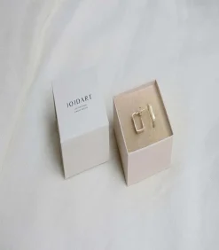 Kleine zilveren oorbellen Lignis fijn