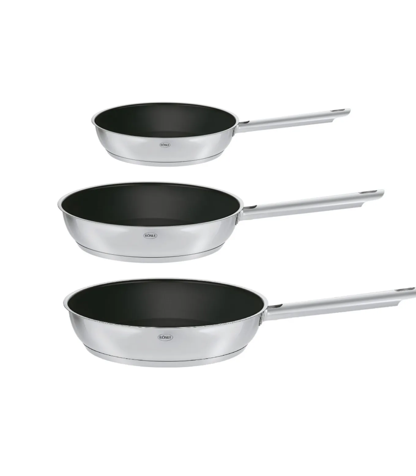 Koekenpannenset Elegance - ø 20, 24 en 28 cm - Standaard anti-aanbaklaag