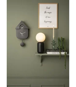 Koekoeksklok Modern Cuckoo ABS - Zwart - 41x8,5x21,5cm