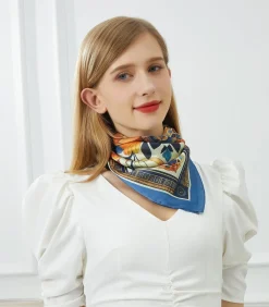 Koningsbloemen zijde carré