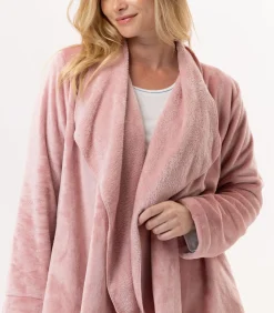 Kort jasje van flanellen pluche ESSENTIEL H73B