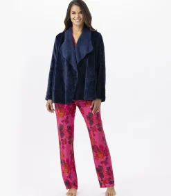 Kort jasje van flanellen pluche ESSENTIEL H73B