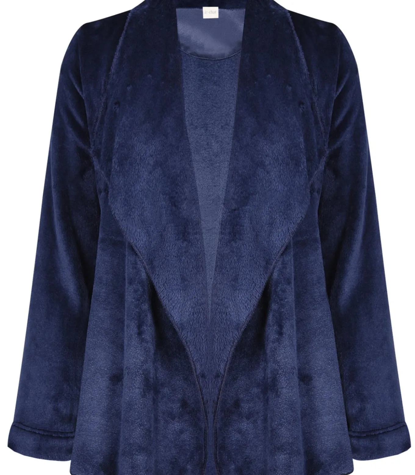 Kort jasje van flanellen pluche ESSENTIEL H73B