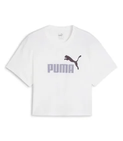 Kort meisjes-T-shirt Logo