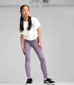 Kort meisjes-T-shirt Logo