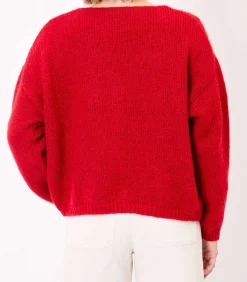 Korte effen gebreide vest APPACHE