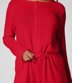 Korte geribde jersey onesie