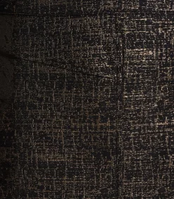 Korte zwarte jacquard rok