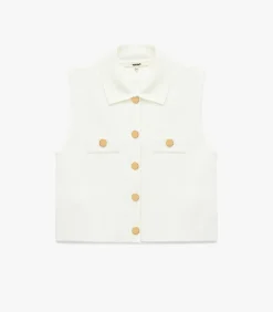 Koton Crew Neck Knit Vest