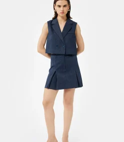 Koton Crop Blazer Vest