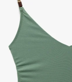 Koton Deep V-Neck Swimsuit