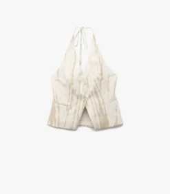 Koton Halter Neck Patterned Vest