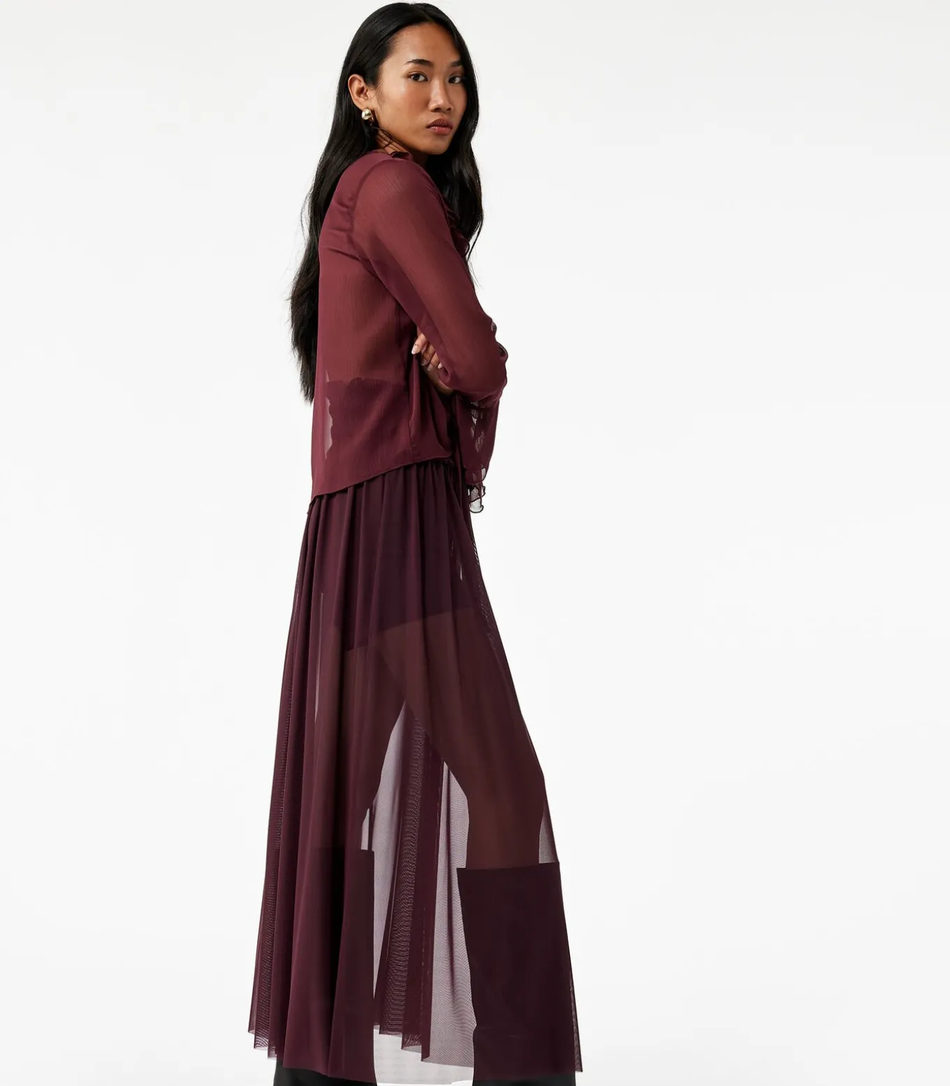 Koton Maxi Tulle Skirt